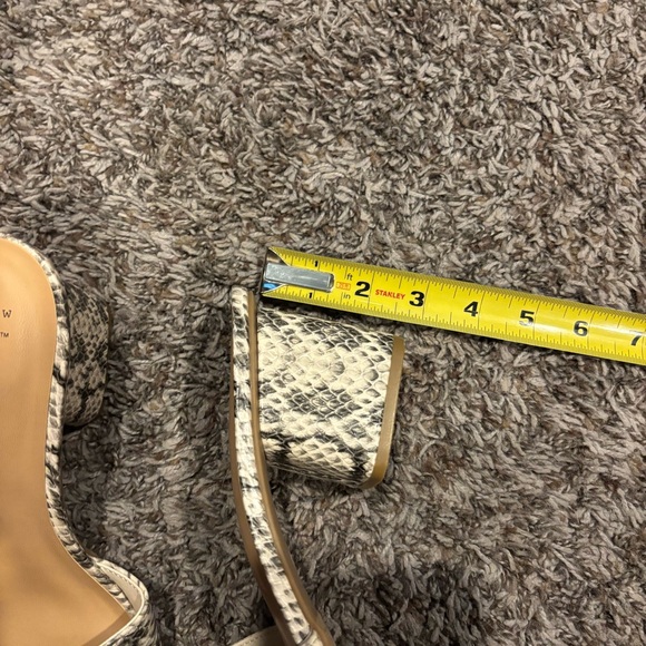 A New Day Snakeskin Pattern Mules with Buckle - Picture 4 of 5